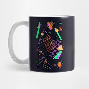 Retro Neon 80s Art Mug